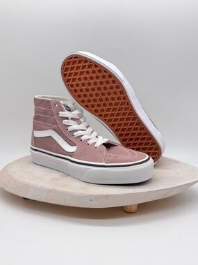 Vans Color Theory Sk8-Hi Tapered Mauve Skate Shoes Mens 4.0 Womens 5.5 New